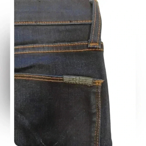 Hudson Nico  Mid rise Super Skinny Ankle Dark Wash Size 24 - Picture 9 of 15